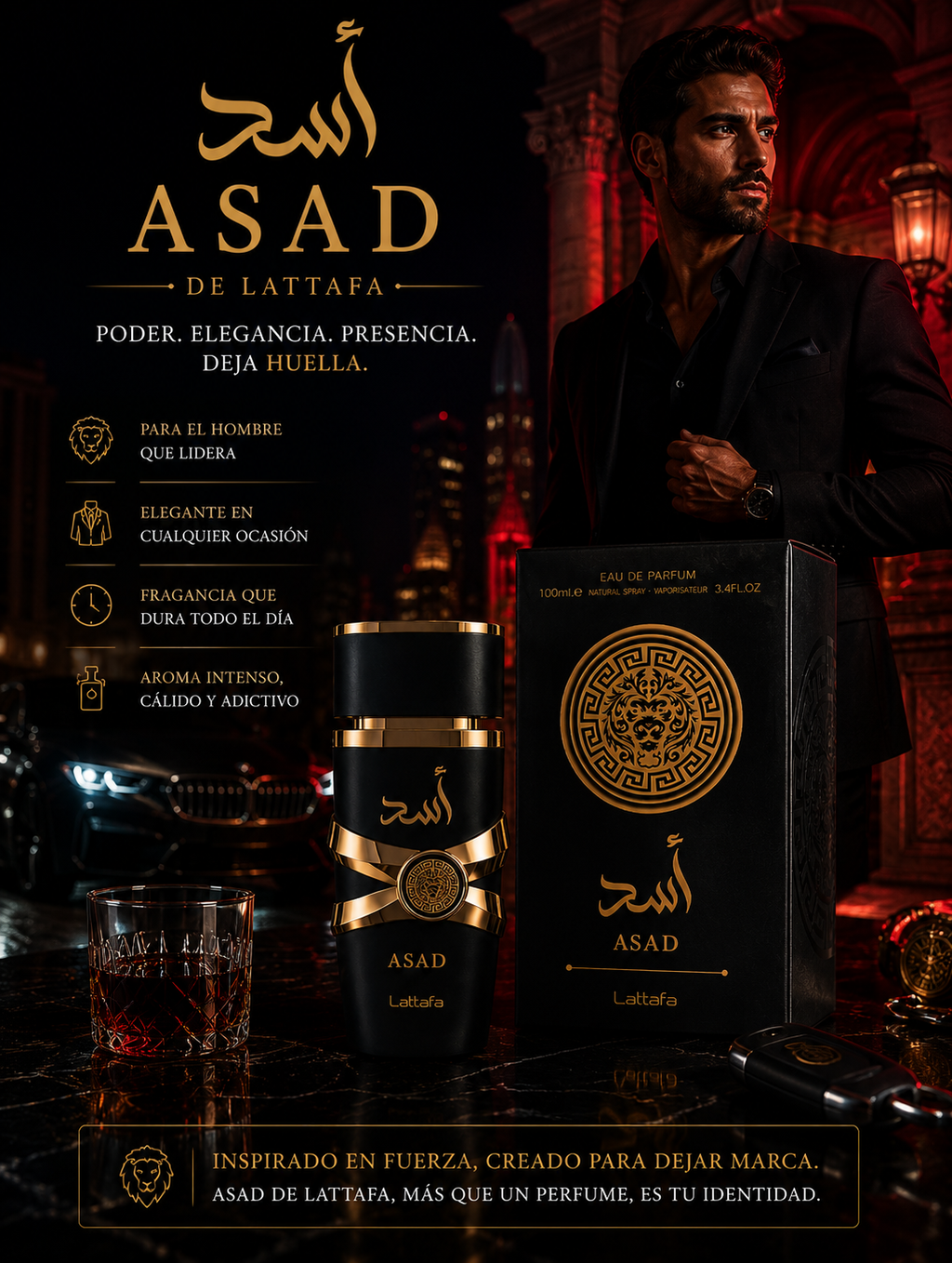 Lattafa Asad Eau de Parfum 100ml