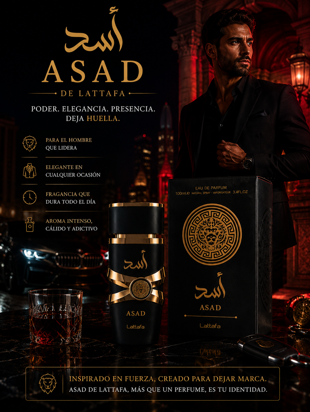 Lattafa Asad Eau de Parfum 100ml