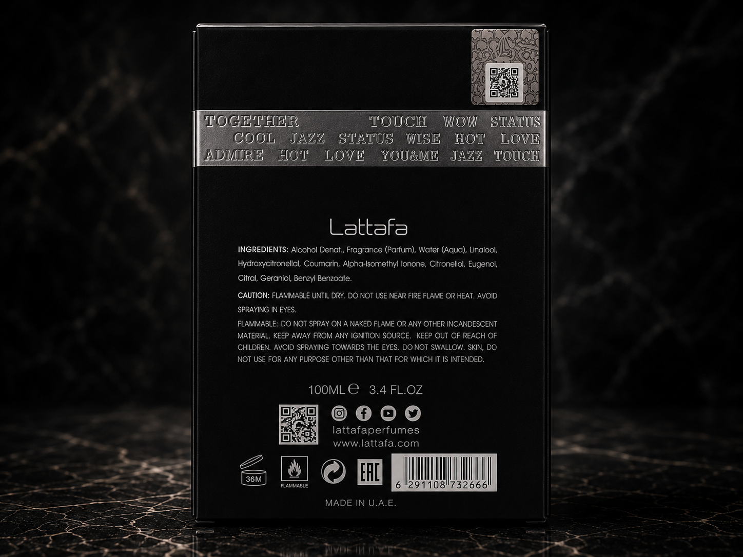 Lattafa Ramz Silver Eau de Parfum 100ml