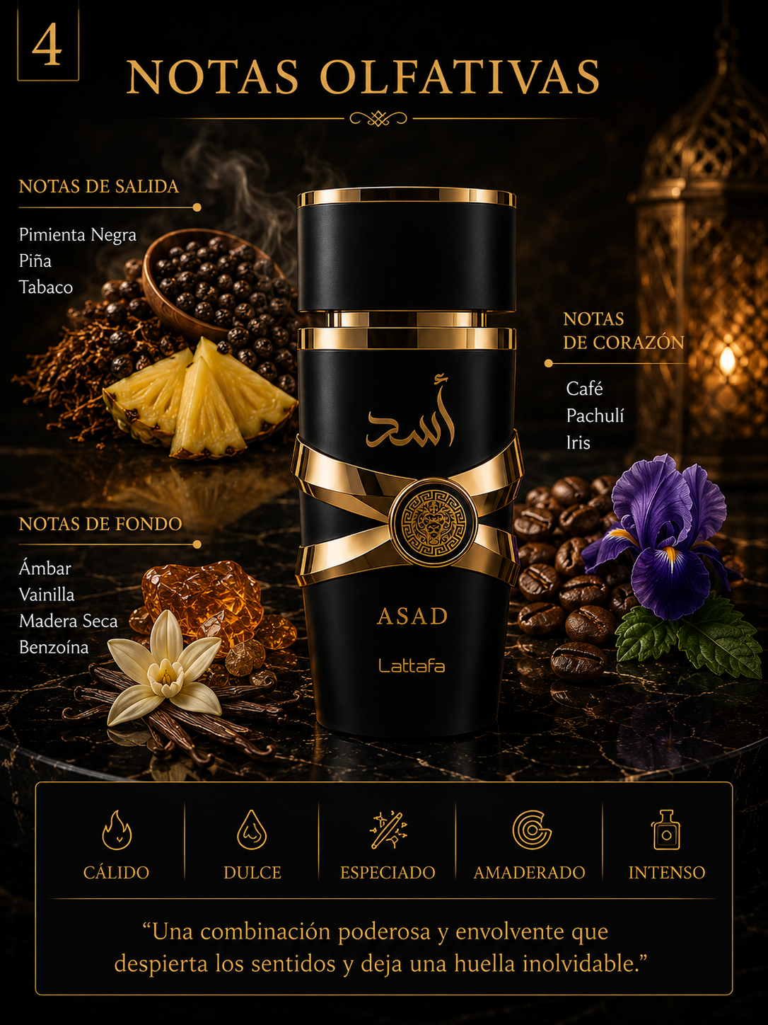 Lattafa Asad Eau de Parfum 100ml