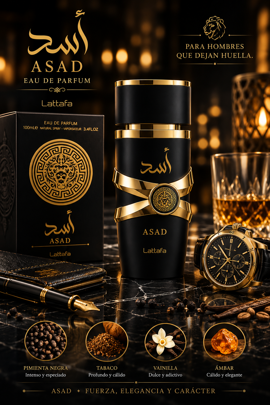 Lattafa Asad Eau de Parfum 100ml